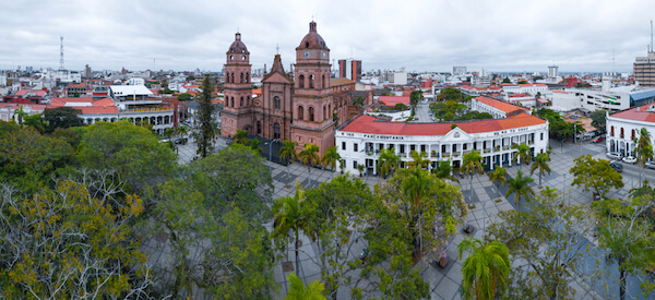 Panorama di Santa Cruz de la Sierra in Bolivia