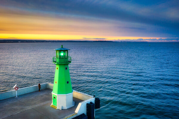 poland gdansk lighthouse