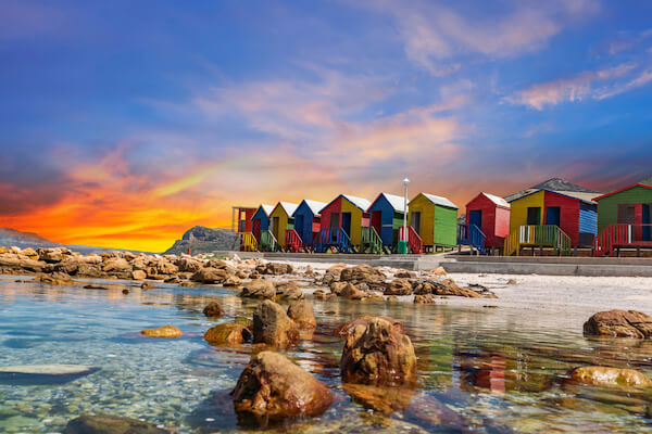 south africa beach huts