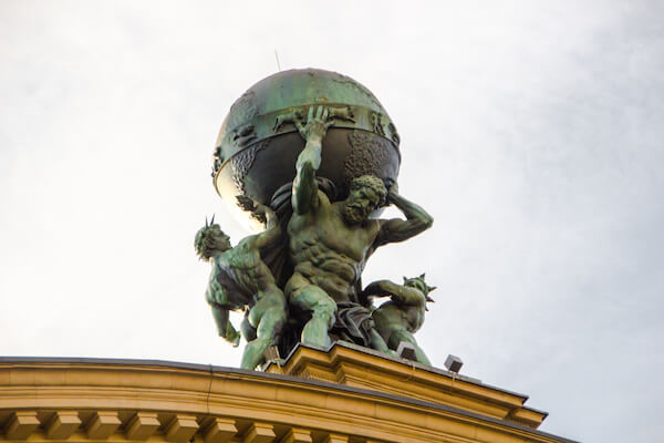 frankfurt atlas sculpture