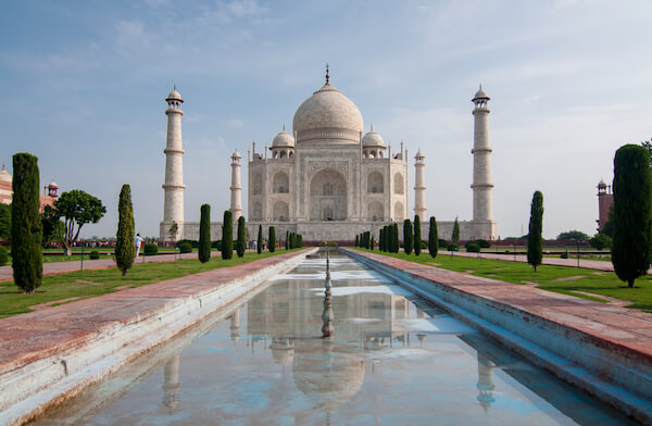 Asian Landmarks Taj Mahal Map