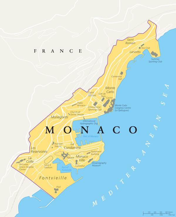 monaco map