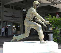 Rene Lacoste statue in Paris by Leonard Zhukovsky/shutterstock