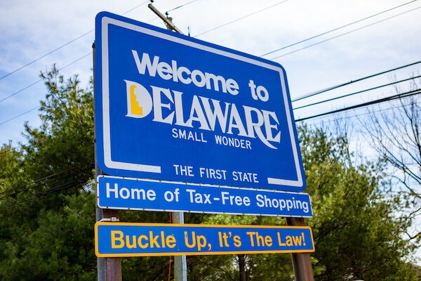 delaware sign