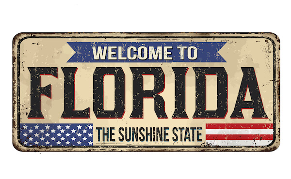 Florida Numberplate