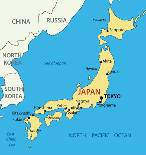 simple physical map of japan Japan Facts For Kids Japan Geography Famous Japanese Food Animals simple physical map of japan
