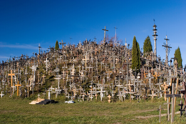 lithuania hill of crosses