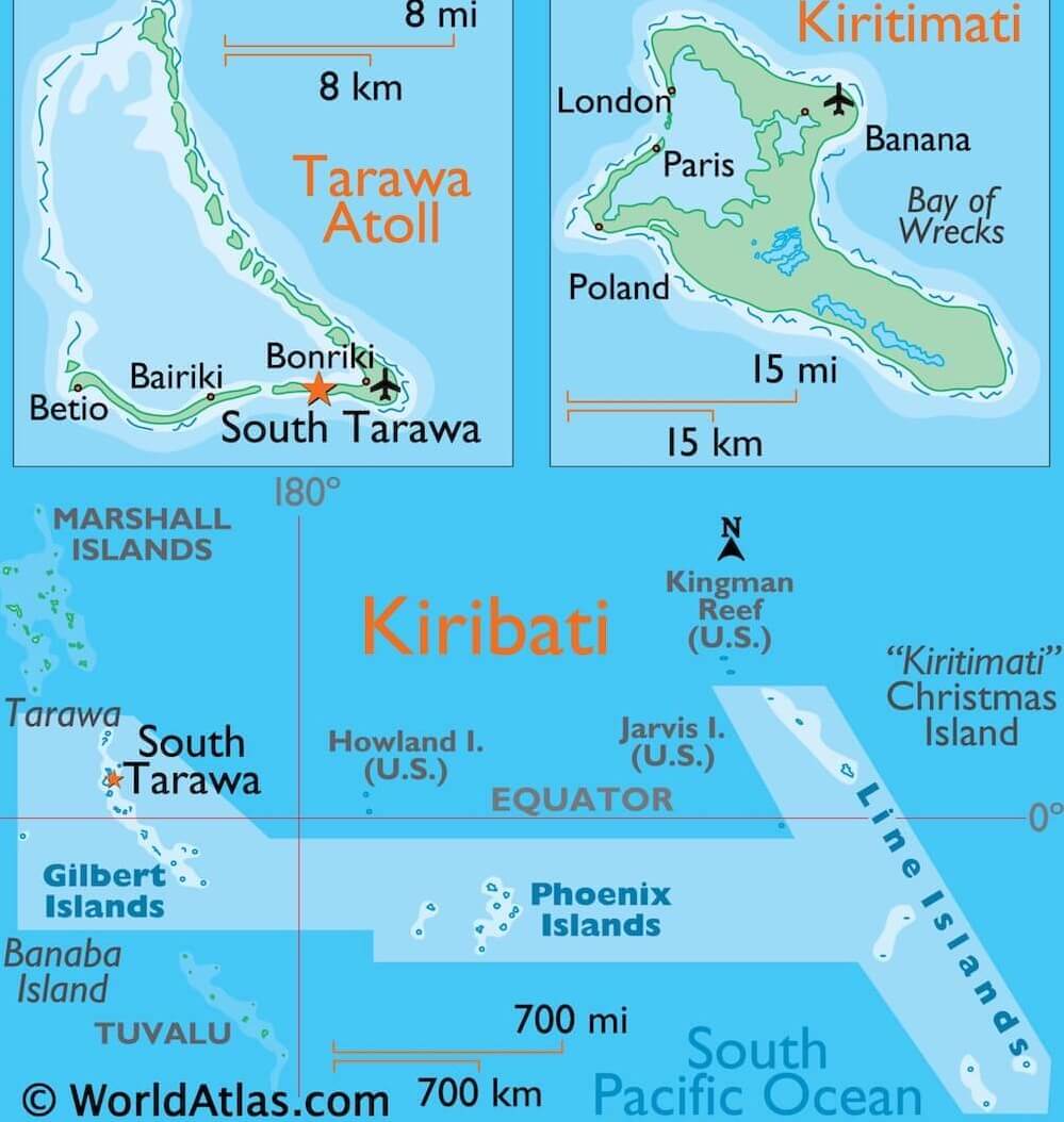 map kiribati world atlas com