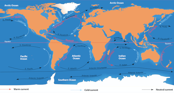 Ocean Facts The World Oceans And Continents Geography